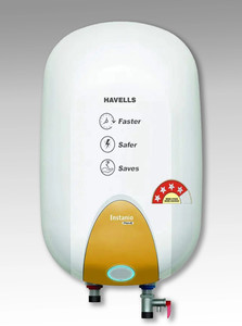 havells instanio prime 25 l storage water geyser  4 star bee energy rating  glassline tanked