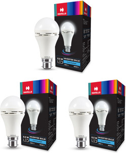 havells 85w b22 white emergency led bulb pack of-03 4 hrs bulb emergency light