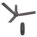 Havells 1200mm Elio Plus BLDC Ceiling Fan|Remote and Regulator Compatible|Sleek Design|5 Star Rating|Watt: 28|Air Flow: 225 cmm|Speed: 350 RPM|100% Copper Wire Motor| 3 Year Warranty(Espresso Brown)