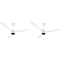 Havells FAB BLDC PRO Ceiling Fan 1200mm, 380 RPM, Savings upto 65%, Reverse Rotation, 4 Modes (Boost, Sleep, Breeze, Mop), Low Wattage 30W, Low Noise, Air Flow:225 CMM, 3 Year Warranty,(Pack of 2)