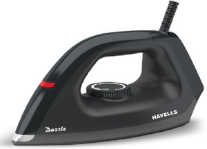 havells dazzle 1100 w dry iron black