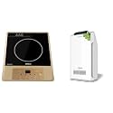 Havells Insta Cook RT 1400 watts Induction Cooktop &amp; Havells Freshia AP-40 80-Watt Air Purifier with Remote (White/Black)