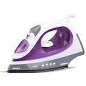 HAVELLS Sparkle 1250 W Steam Iron with Teflon Coated Sole Plate, Vertical &amp; Horizontal Ironing &amp; 2 Years Warranty. (White Purple)
