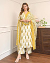 HAVIDA Women Kurti Pant Dupatta Set