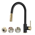 Havin Black Gold Kitchen Faucet,Stainless Steel