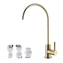 Gold Drinking Faucet HAVIN,Brushed Gold,RO Faucet,Lead-Free Stainless Steel