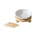 Havniva Elevated Cat Bowls, Cat Food and Water Bowl Set, Ceramic Cat Bowl