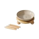 Havniva Elevated Cat Bowls, Cat Food and Water Bowl Set, Ceramic Cat Bowl
