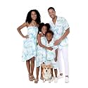 Hawaii Hangover Family Matching Hawaiian Clothes, Orchid Breeze White