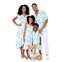 Hawaii Hangover Family Matching Hawaiian Clothes, Orchid Breeze White