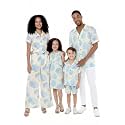 Hawaii Hangover Family Matching Hawaiian Clothes, Pacific Palm Cream