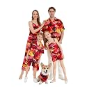 Hawaii Hangover Family Matching Hawaiian Clothes, Sunset Red