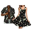 Hawaii Matching Couple Outfits Husband and Wife Clothing Fashionable Mens Casual Shirts Hawaii Dress with Soft Fabric