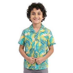 Hawaiian Tropical Shirt 2-14 Years