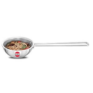 hawkins 15 cup tadka pan 360 ml triply stainless steel pan silver stp15