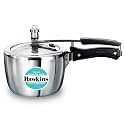 Hawkins 2.5 Litre Triply Stainless Steel Pressure Cooker, Inner Lid Cooker, Silver (HSST25)