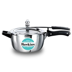 hawkins 35 litre triply stainless steel pressure cooker inner lid cooker silver hsst35
