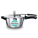Hawkins 3.5 Litre Triply Stainless Steel Pressure Cooker, Inner Lid Cooker, Silver (HSST35)