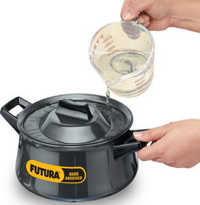 hawkins biryani pot ah3s handi 3 l with lid hard anodised