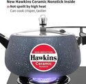 Hawkins Ceramic Nonstick 5L Pressure Cooker Induction