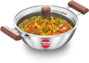 Hawkins Deep Kadhai Triply Nonstick Deep-Fry Pan