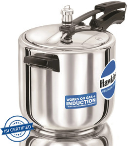 hawkins hss60 6 l induction bottom pressure cooker stainless steel