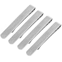 HAWSON Skinny Tie Clip Bar Set, 2 Inch Tie Clip for Men - Wedding, Meeting, Party Gift Set