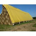 Hay Covers TUFFPAULIN Tarpaulin TIRPAL Extra Strong Durable | 200GSM | with Eyelets | UV Resistant | 6 Layer 3D Rib Technology | is 14611 Approved | BIS Marked|Extra Virgin (60FTX60FT, Yellow)