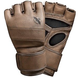 hayabusa t3 lx leather 4oz mma fight gloves for men amp women - brown large