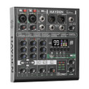 Hayden 4 Channel OTG Mixer with USB Audio Interface for Mobile, PC, Recording Digital Sound Mixer