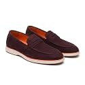 HAYES LONDON Italian Suede Leather Loafers for