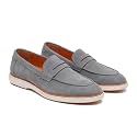 HAYES LONDON Italian Suede Leather Loafers for
