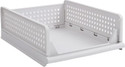 Hayosha 1-Shelf-1-Door Plastic Cubort Shoe Rack Metal