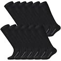 Haysandy 12 Pairs Youth Football Socks Bulk Softball Soccer