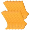 Haysandy 12 Pairs Youth Football Socks Bulk Softball Soccer