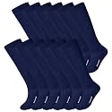 Haysandy 12 Pairs Youth Football Socks Bulk Softball Soccer