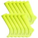 Haysandy 12 Pairs Youth Football Socks Bulk Softball Soccer