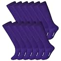 Haysandy 12 Pairs Youth Football Socks Bulk Softball Soccer
