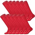 Haysandy 12 Pairs Youth Football Socks Bulk Softball Soccer