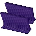 Haysandy 24 Pairs Soccer Socks Bulk Youth Football Unisex