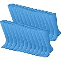Haysandy 24 Pairs Soccer Socks Bulk Youth Football Unisex
