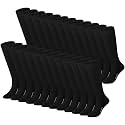 Haysandy 24 Pairs Soccer Socks Bulk Youth Football Unisex