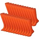 Haysandy 24 Pairs Soccer Socks Bulk Youth Football Unisex