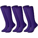 Haysandy 3 Pairs Baseball Socks Bulk Softball Youth