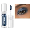 Haze Blue Glitter Eyeshadow Liquid Coffee Glow Shimmer Eye Shadow for Women