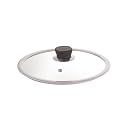 HAZEL 22 cm Toughened Glass Lid with Steel Rim for Honeycomb Cookware