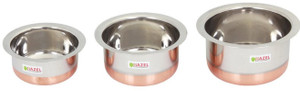 HAZEL Copper Bottom Patila Tope Set of