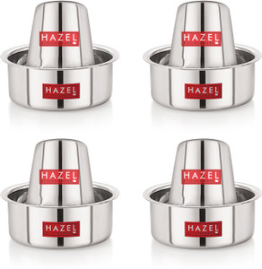 HAZEL Pack of 4 Stainless Steel Stainless
