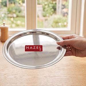 hazel stainless steel lid for kadhai urli tope cover  steel ciba lids cheeba for kitchen 247 cm