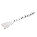 HAZEL Stainless Steel Spatula for Kitchen | Flat Turner with Beveled Edge for Roti Dosa Thepla Paratha | Long Handle Kitchen Cooking Tool